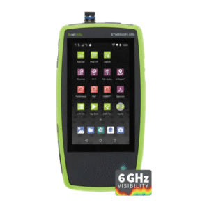 The EtherScope® nXG Ethernet Network Tester & WiFi Diagnostics Tool is a powerful, all-in-one handheld tester built to tackle the complexities of today’s high-speed, multi-technology access networks.